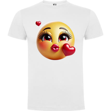 T-shirt maniche corte. Emoticon