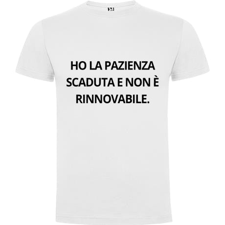 T-shirt maniche corte. Frasi simpatiche