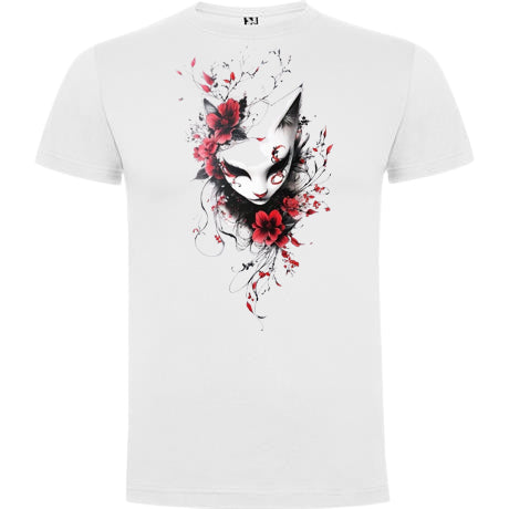 T-shirt maniche corte. Viso di donna