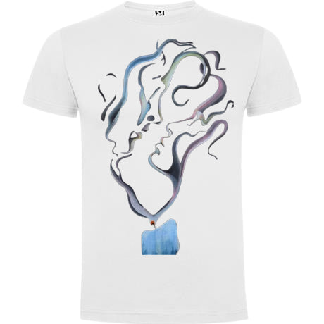 T-shirt maniche corte. Viso di donna