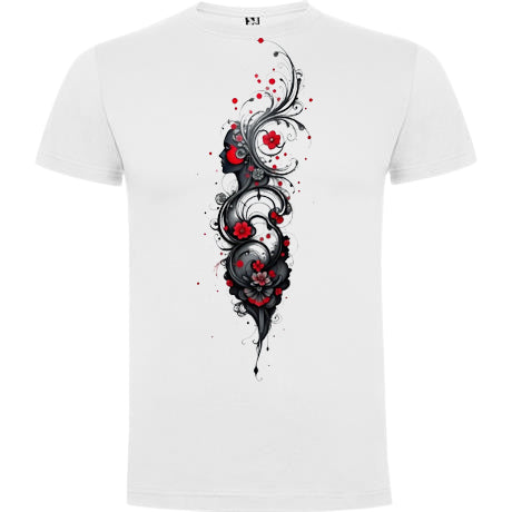 T-shirt maniche corte. Viso di donna
