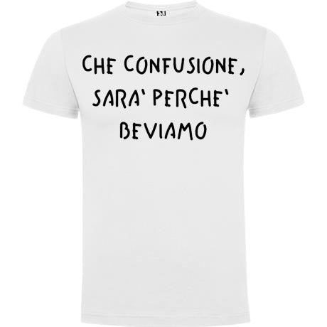 T-shirt maniche corte. Frasi simpatiche