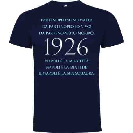 T-shirt maniche corte del tifoso napoletano