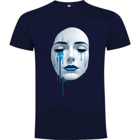 T-shirt maniche corte. Viso di donna