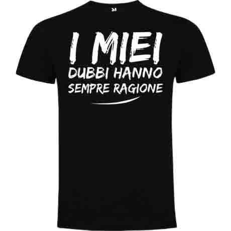 T-shirt maniche corte. Frasi simpatiche