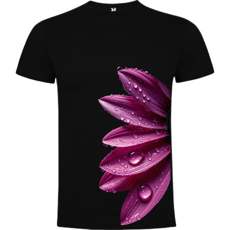 T-shirt maniche corte. Motivi floreali
