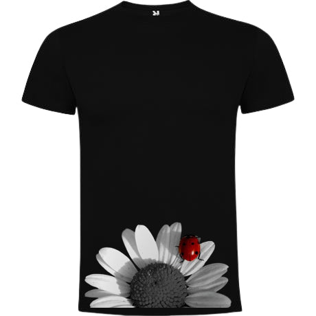 T-shirt maniche corte. Motivi floreali