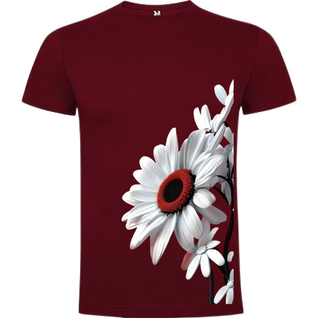 T-shirt maniche corte. Motivi floreali