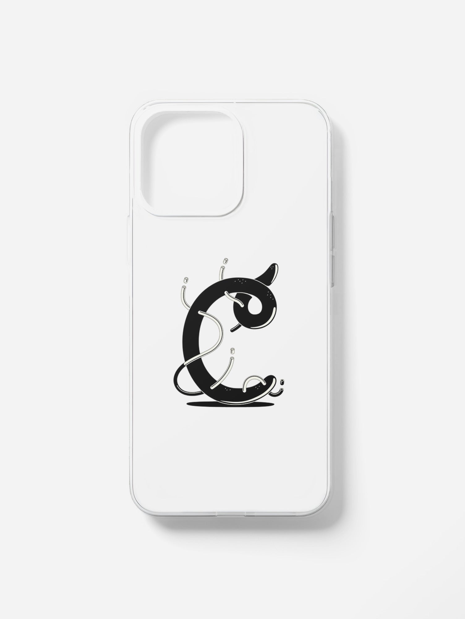 Cover per il tuo smartphone. Iniziali alfabeto "C"