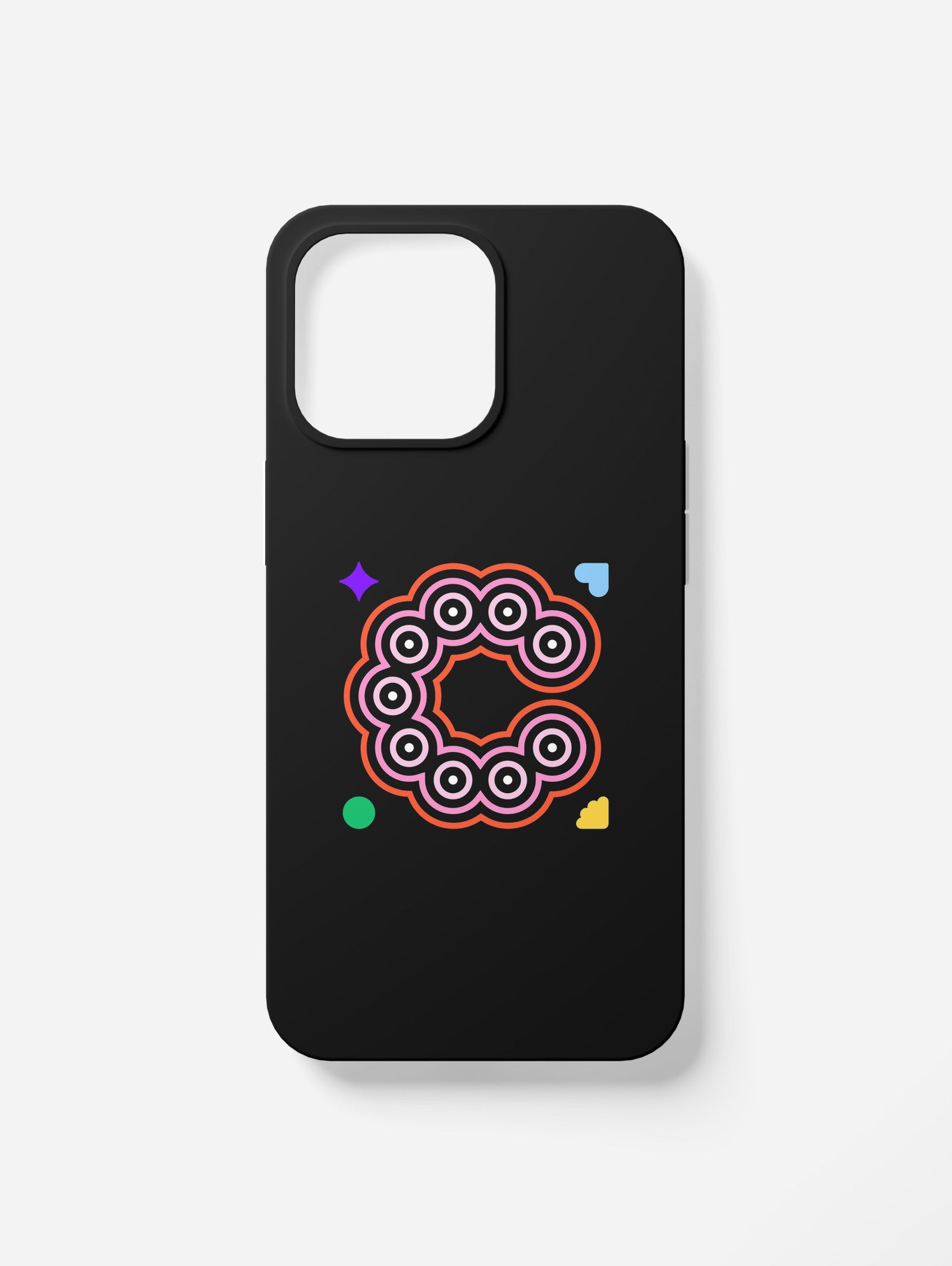 Cover per il tuo smartphone. Iniziali alfabeto "C"