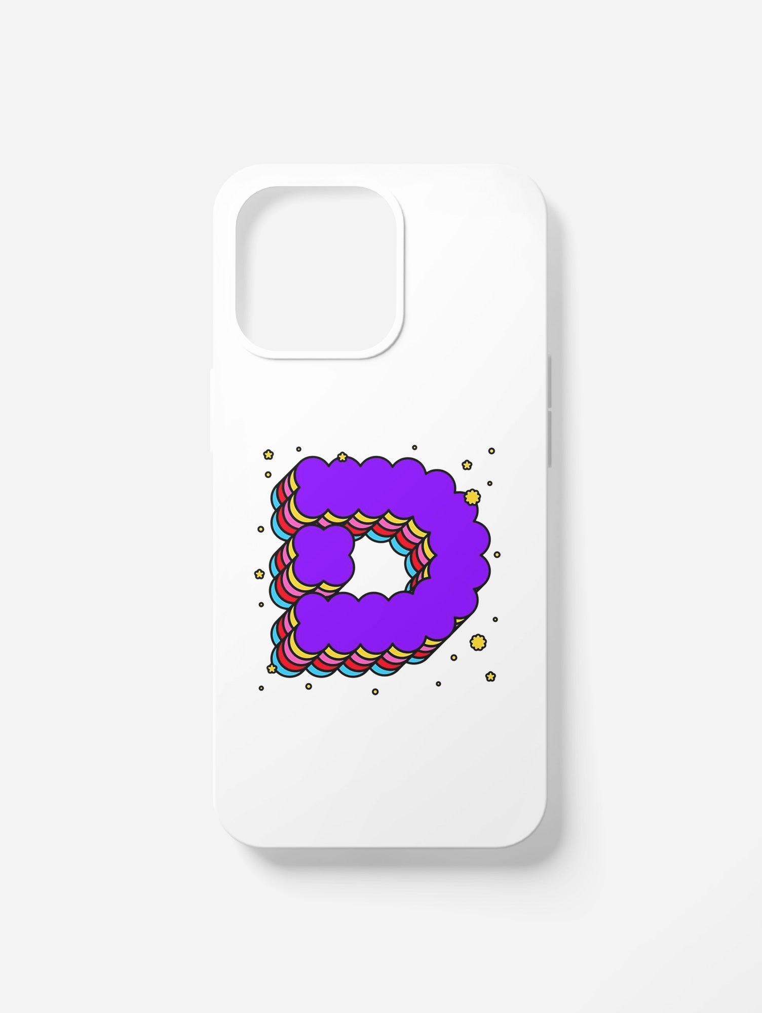 Cover per il tuo smartphone. Iniziali alfabeto "D"