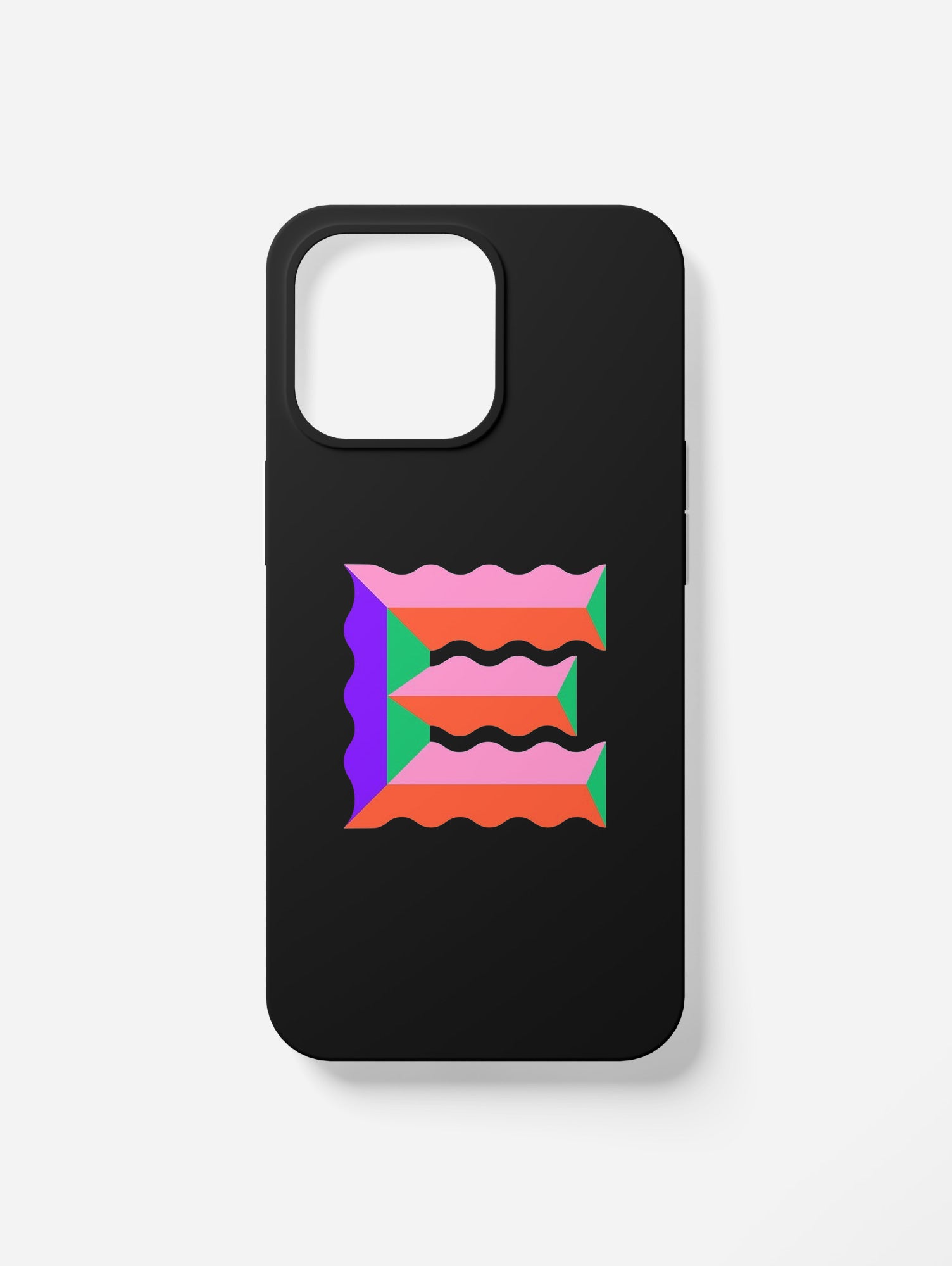 Cover per il tuo smartphone. Iniziali alfabeto "E"
