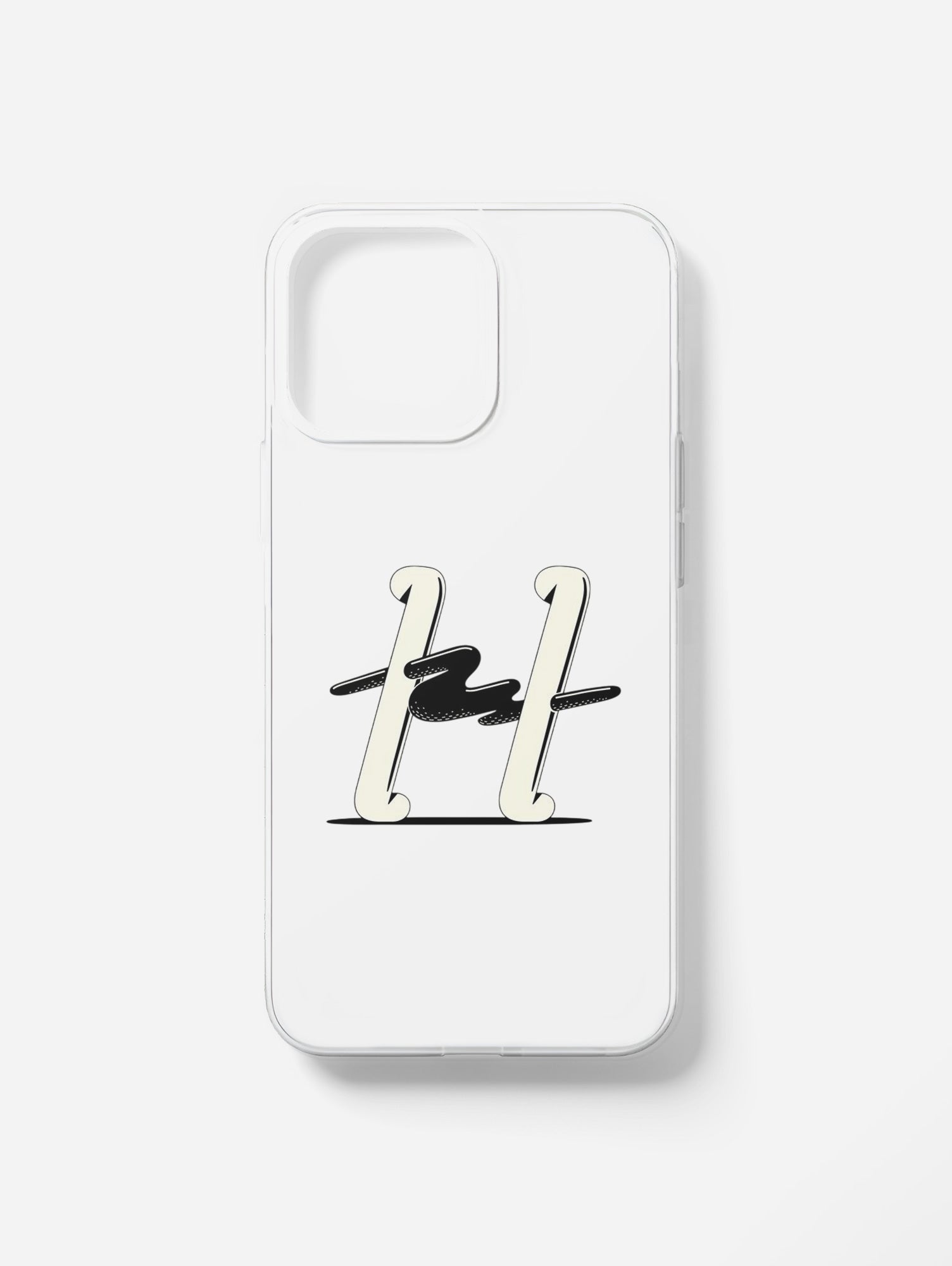 Cover per il tuo smartphone. Iniziali alfabeto "H"