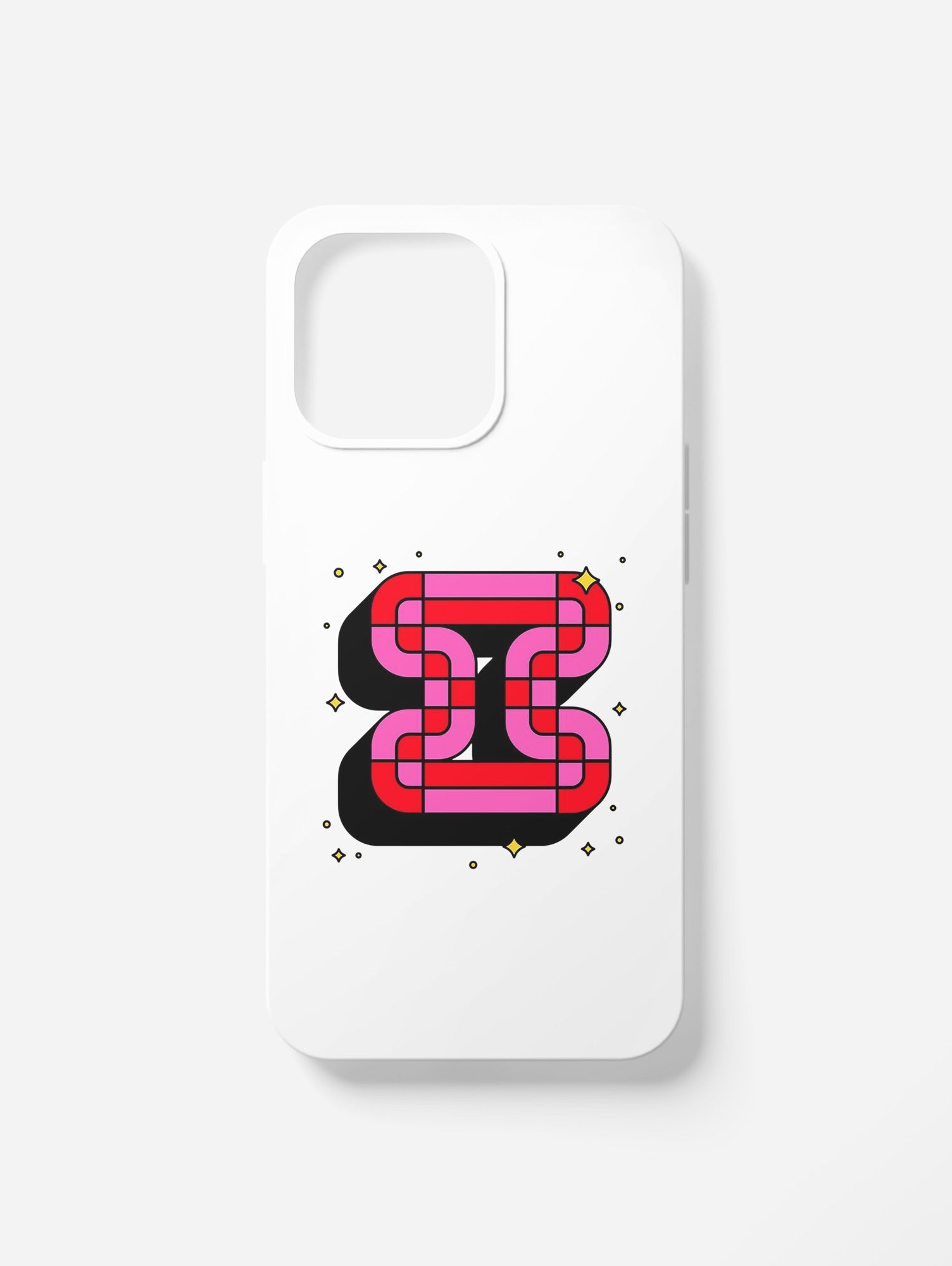 Cover per il tuo smartphone. Iniziali alfabeto "I"