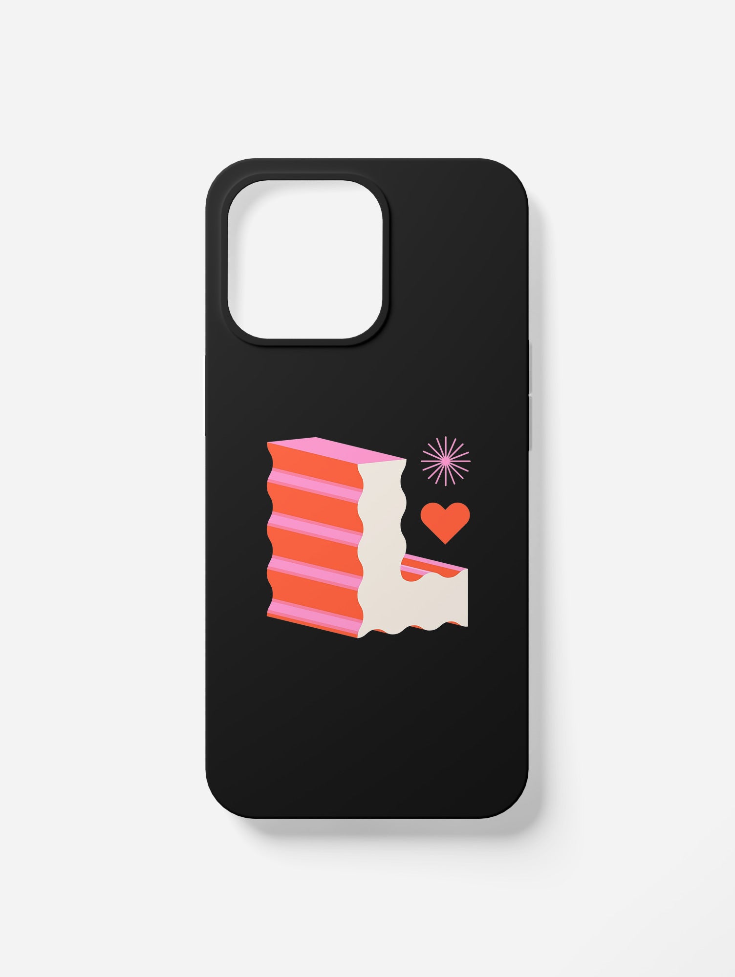 Cover per il tuo smartphone. Iniziali alfabeto "L"