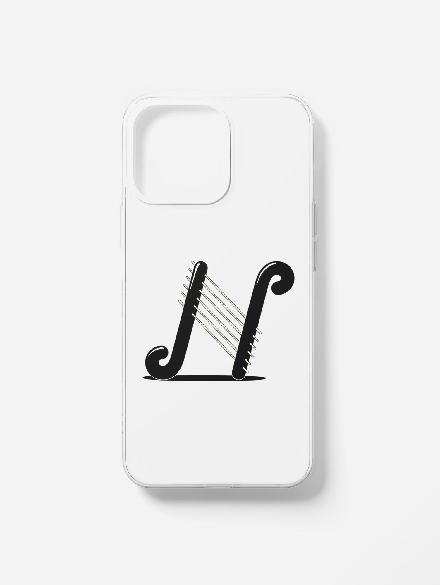 Cover per il tuo smartphone. Iniziali alfabeto "N"