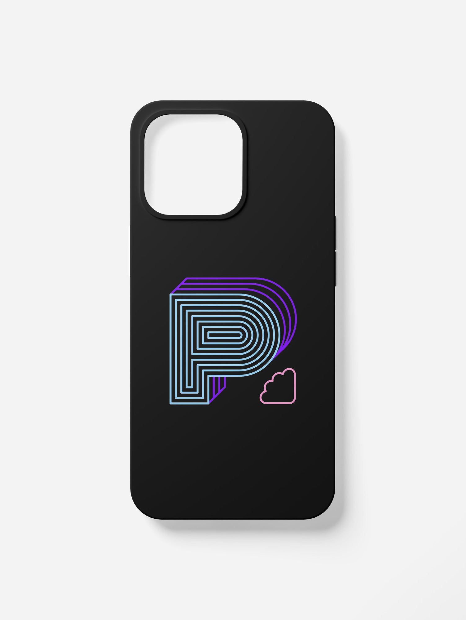Cover per il tuo smartphone. Iniziali alfabeto "P"
