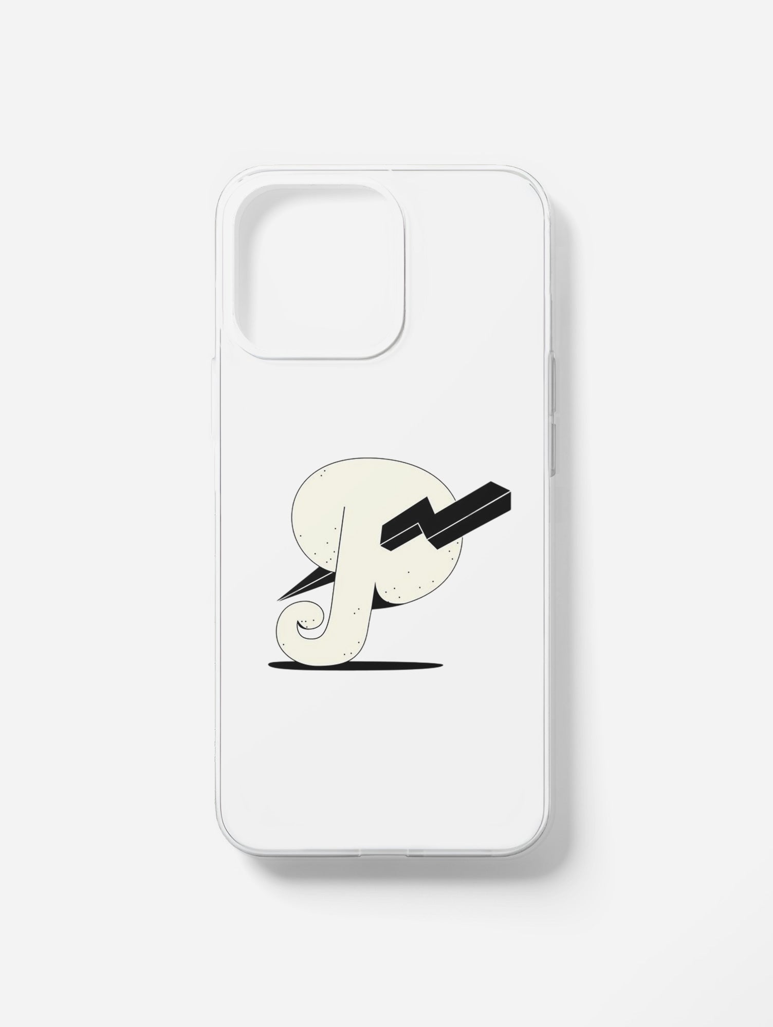 Cover per il tuo smartphone. Iniziali alfabeto "P"