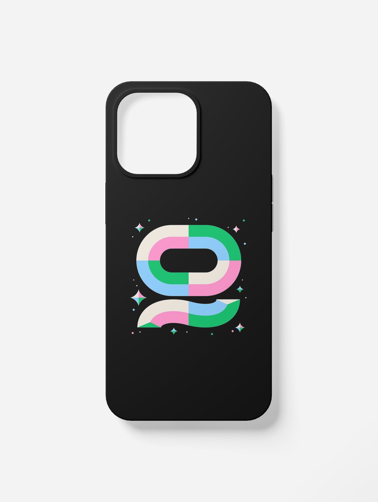 Cover per il tuo smartphone. Iniziali alfabeto "Q"