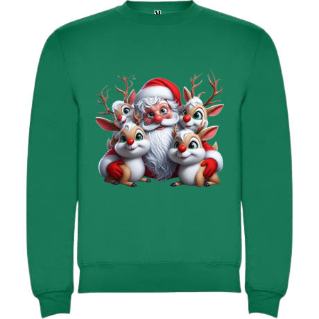 Felpa classica girocollo. Natalizie