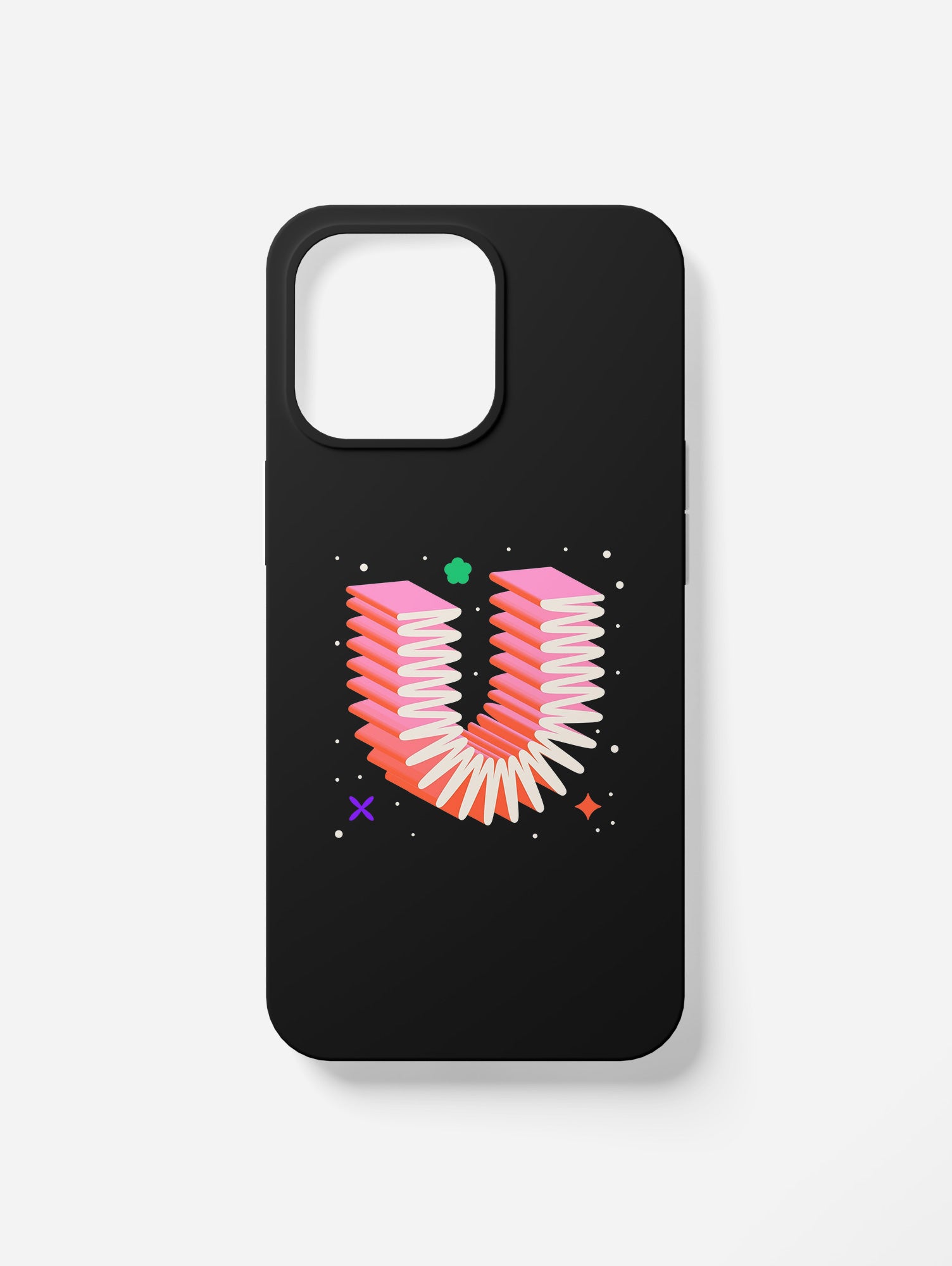 Cover per il tuo smartphone. Iniziali alfabeto "U"