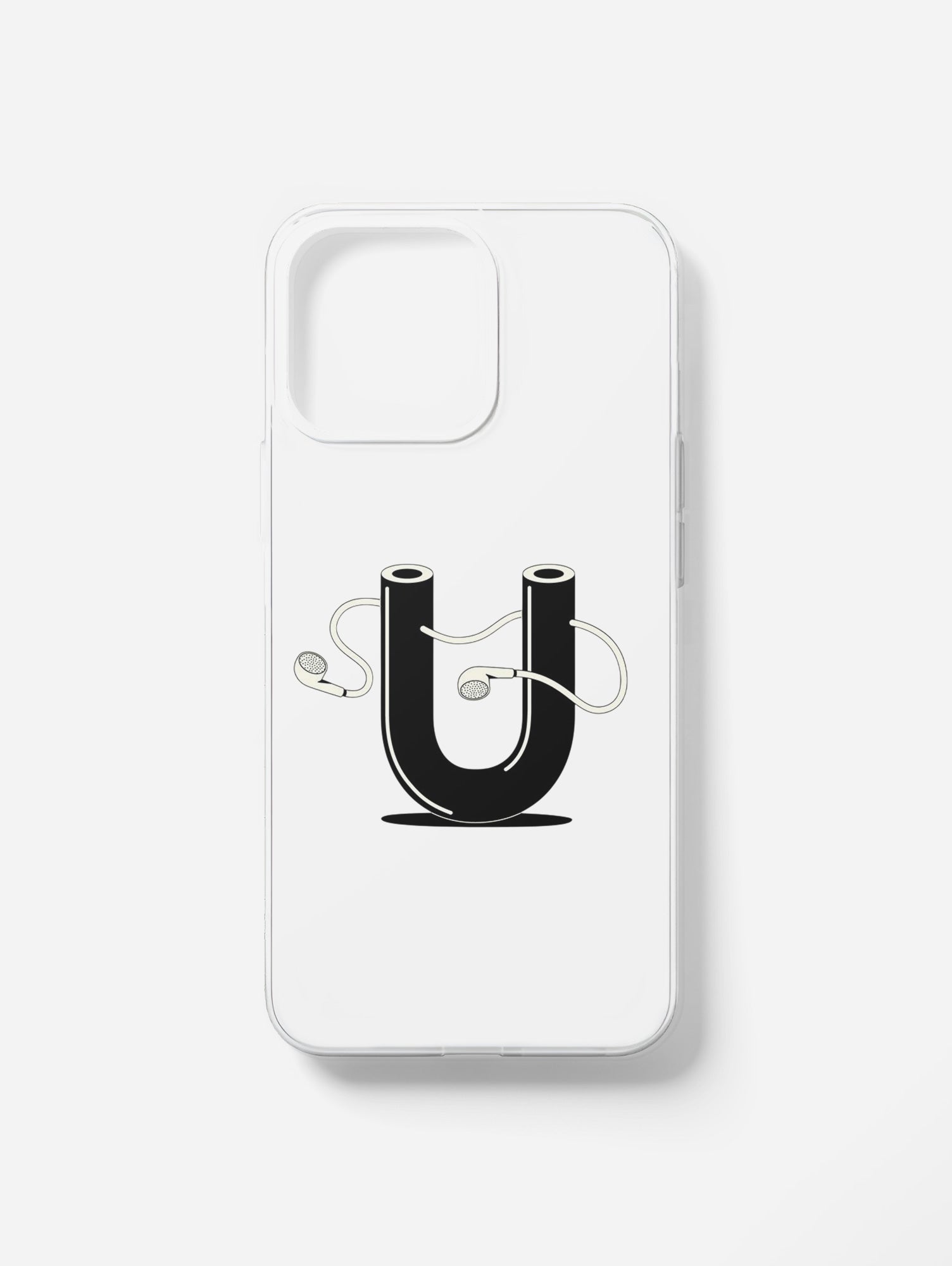 Cover per il tuo smartphone. Iniziali alfabeto "U"