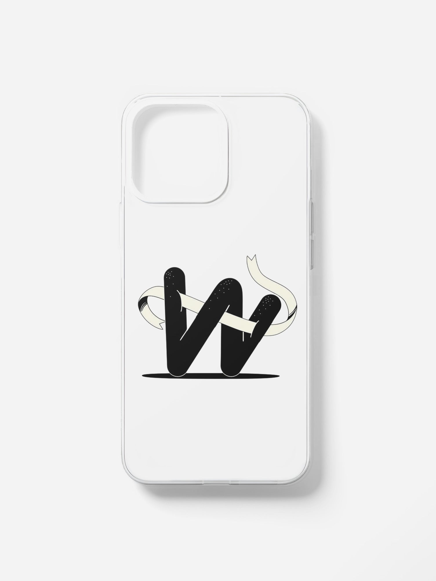 Cover per il tuo smartphone. Iniziali alfabeto "W"