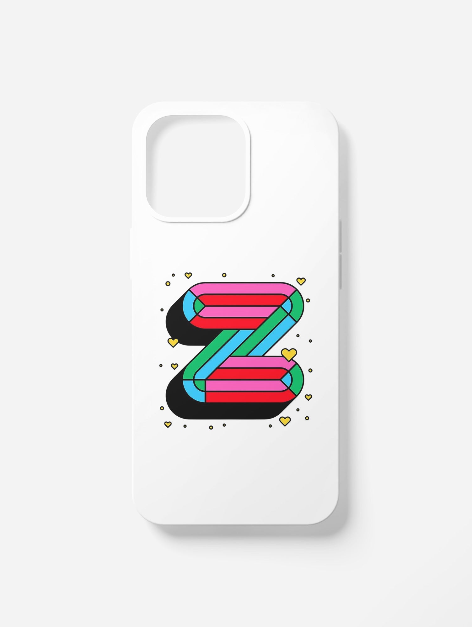 Cover per il tuo smartphone. Iniziali alfabeto "Z"