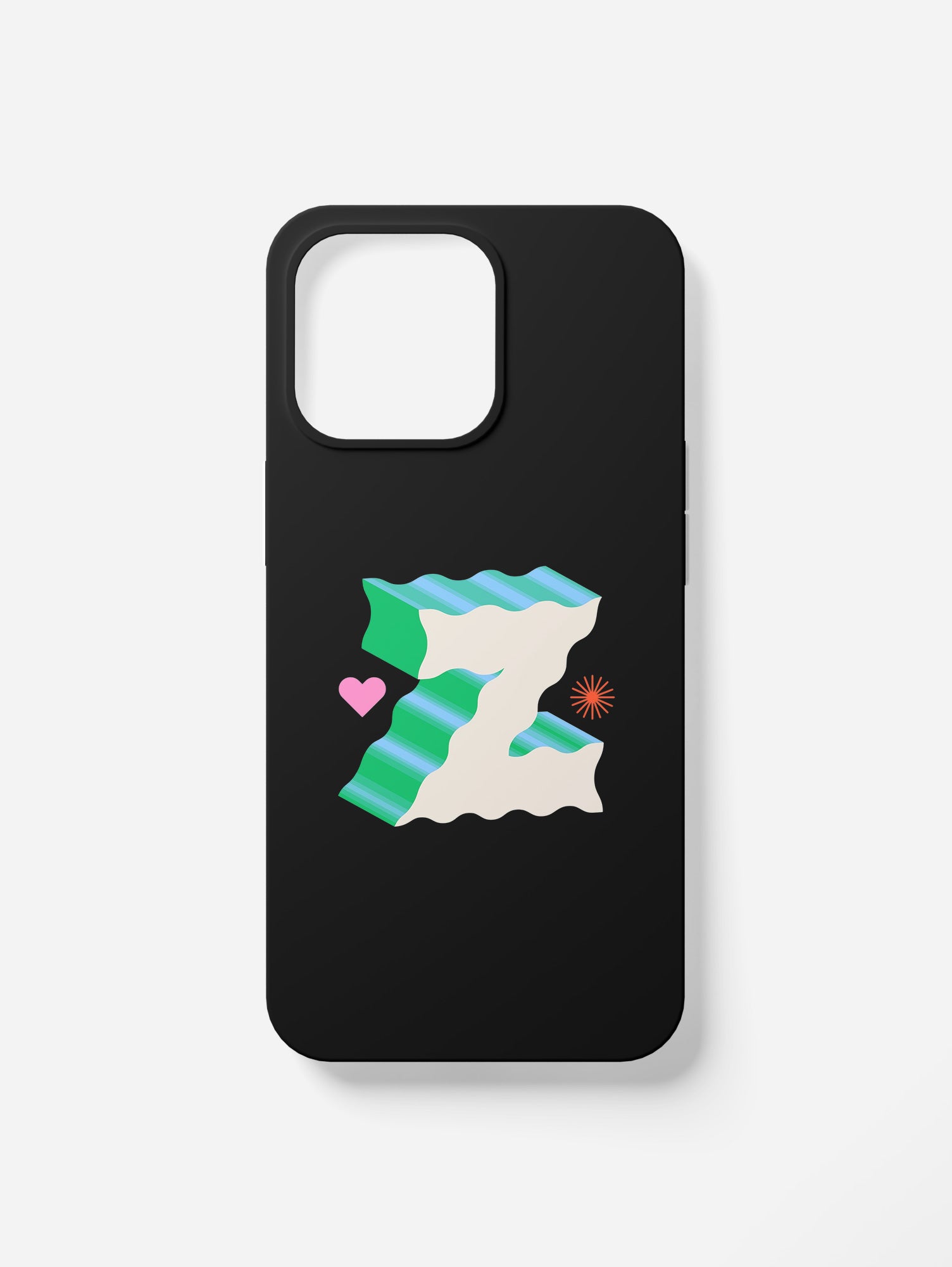 Cover per il tuo smartphone. Iniziali alfabeto "Z"