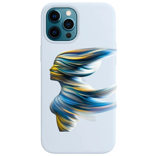 Cover per il tuo smartphone. Viso di donna.