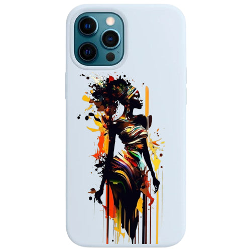 Cover per il tuo smartphone. Viso di donna.
