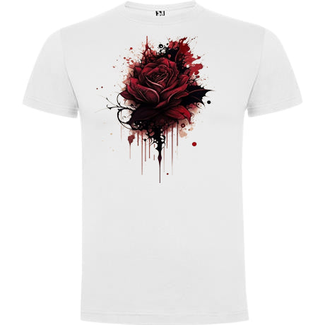 T-shirt maniche corte. Motivi floreali