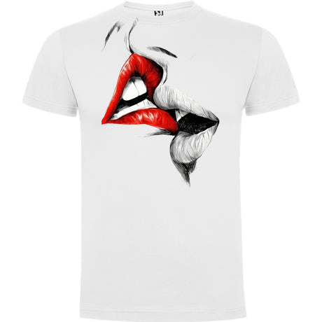 T-shirt maniche corte. Viso di donna