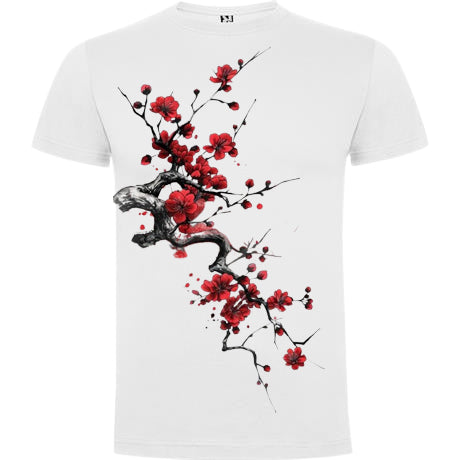 T-shirt maniche corte. Motivi floreali