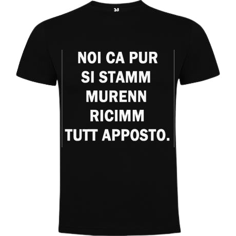 T-shirt maniche corte. Frasi simpatiche
