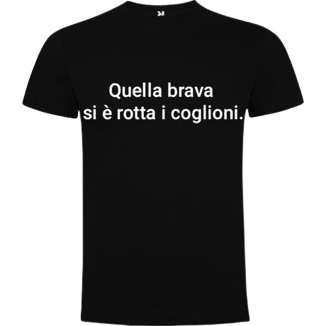 T-shirt maniche corte. Frasi simpatiche